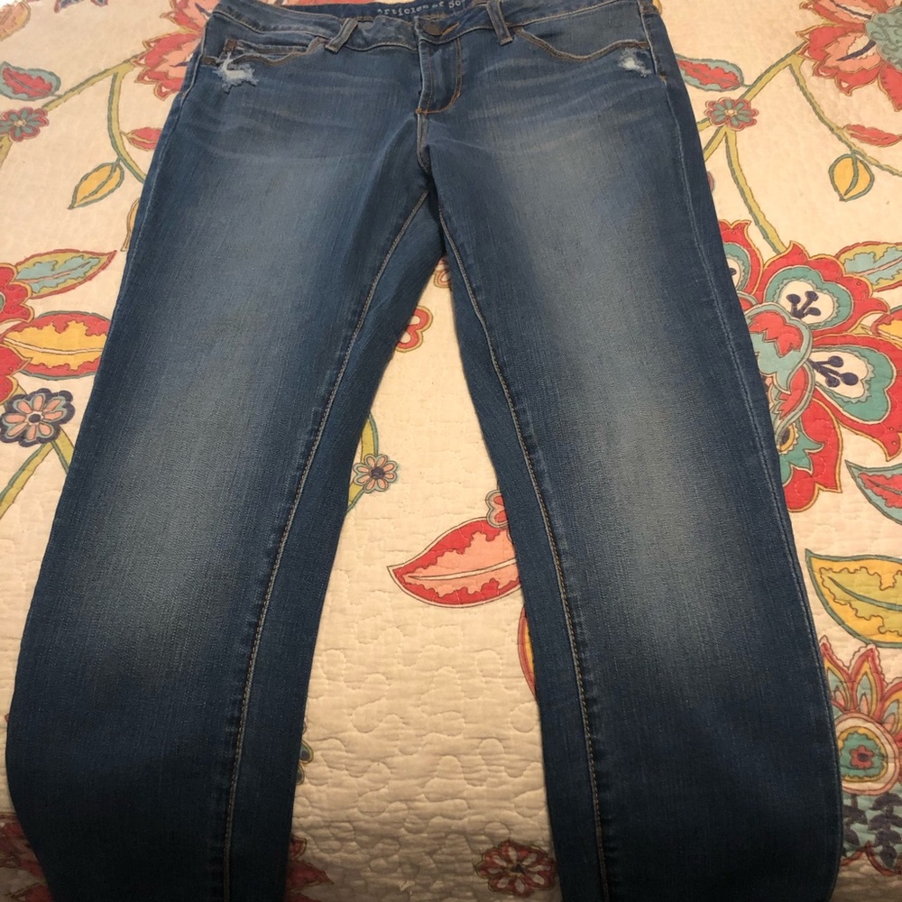 Article of Society “Sarah” light wash skinny jeans